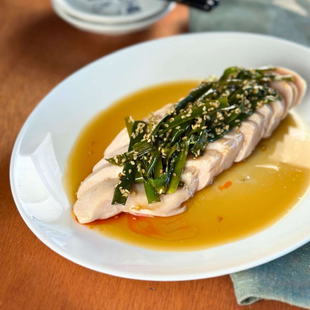 レンジで！ニラだれチキン