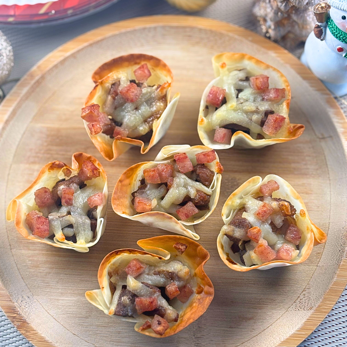 サクサクした生地と焼肉のタレ炒め