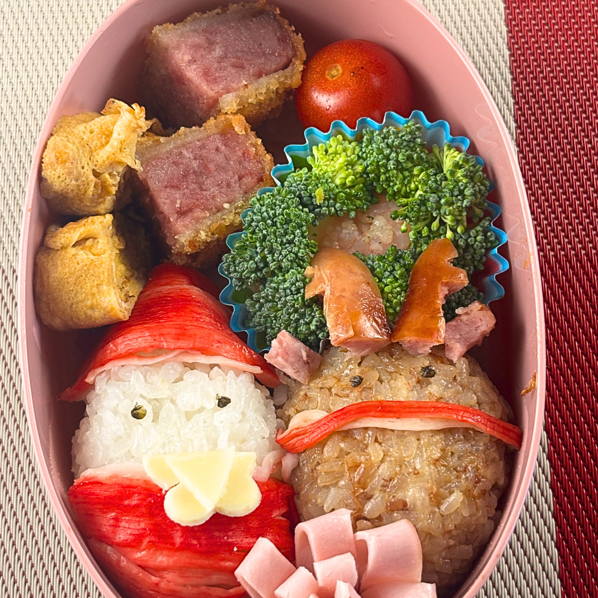クリスマスキャラ弁
