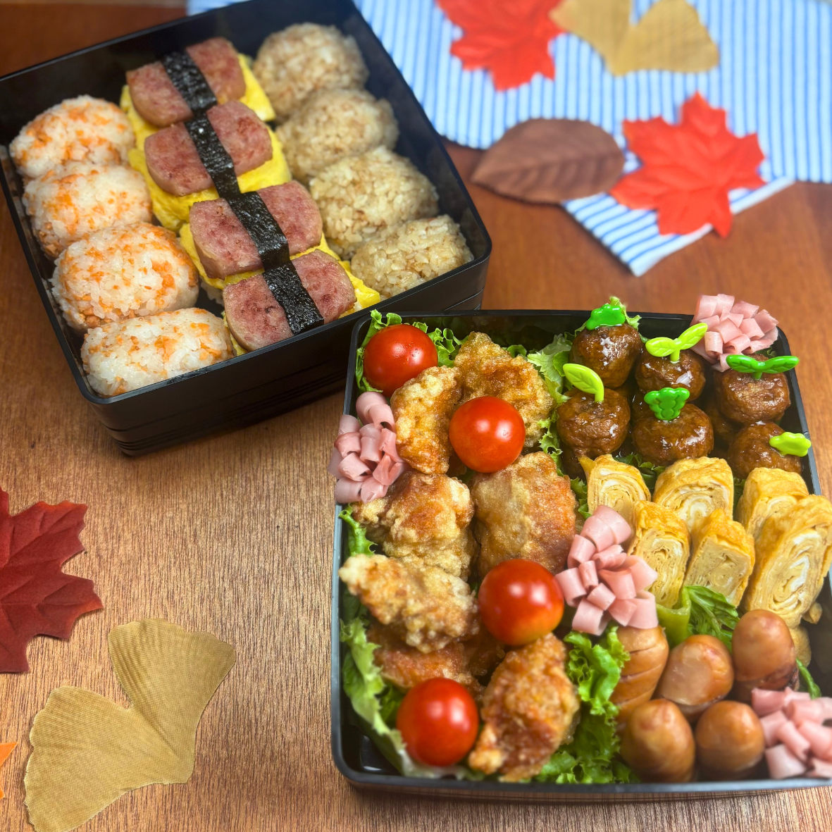 ソセとウインナーを使った運動会弁当